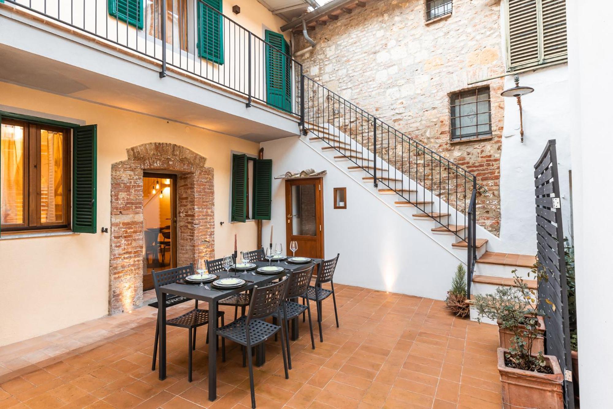 Apartamento La Casa Dello Sdrucciolo Montepulciano Stazione Exterior foto